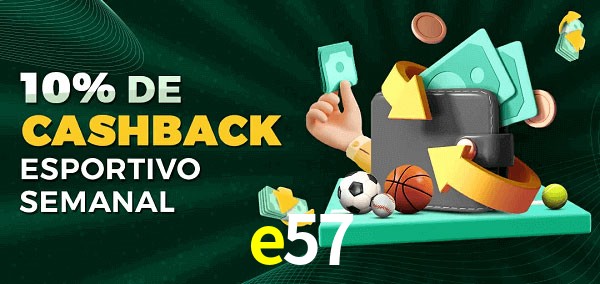 10% de bônus de cashback na e57