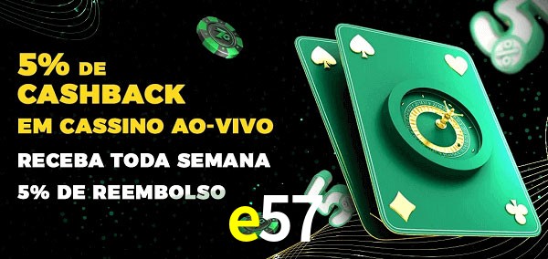 Promoções do cassino ao Vivo e57